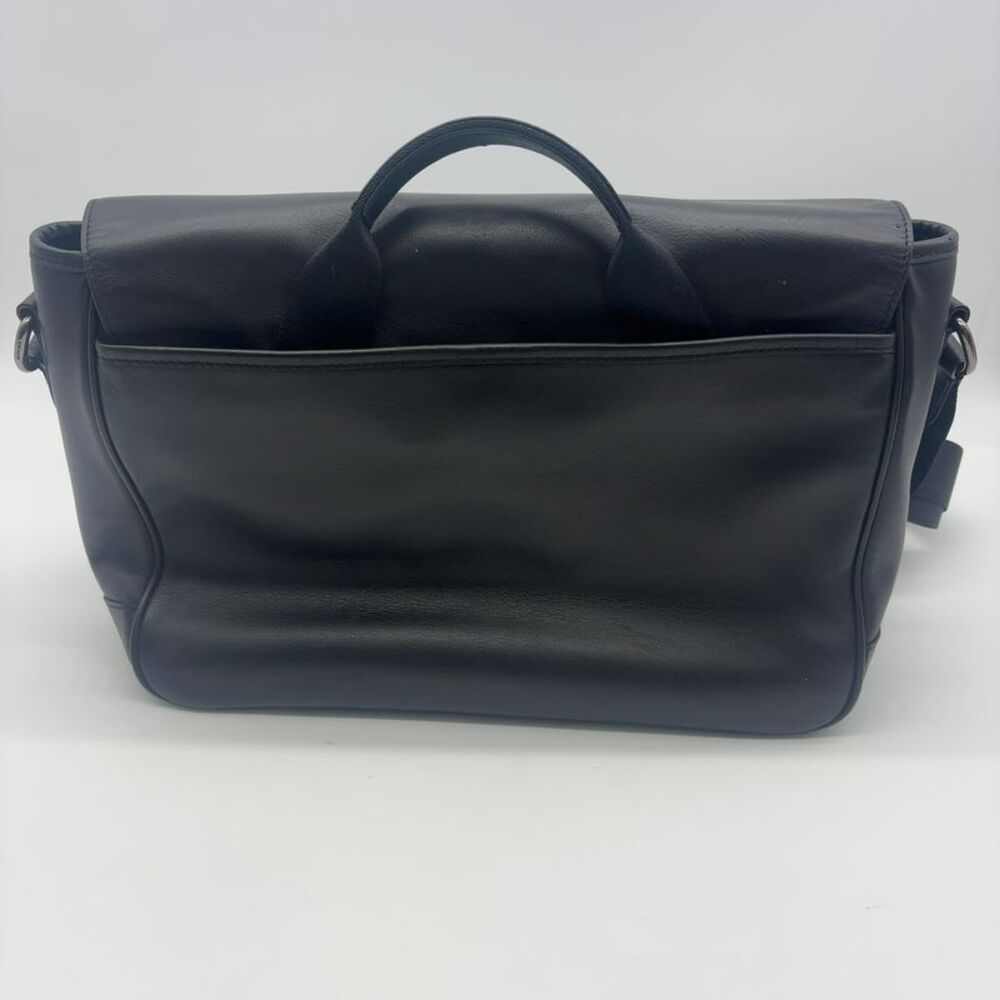Coach Coach Dark Leather Men's Messenger Bag - Picture 4 of 5